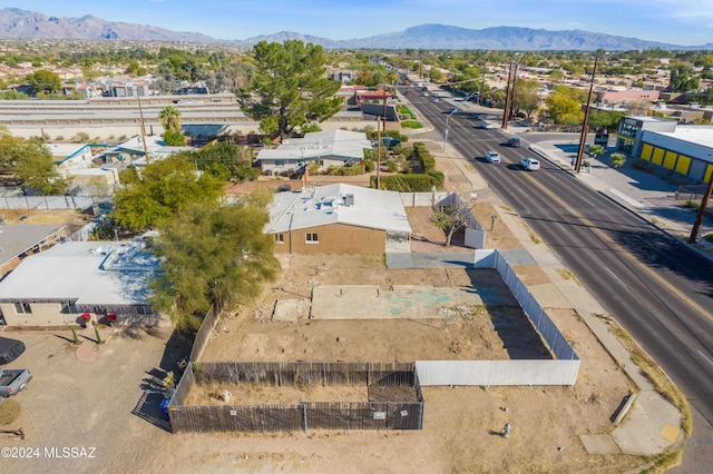 4029 E Fort Lowell Rd, Tucson, AZ 85712 - aerial perspective of suburban area with a mountain backdrop
