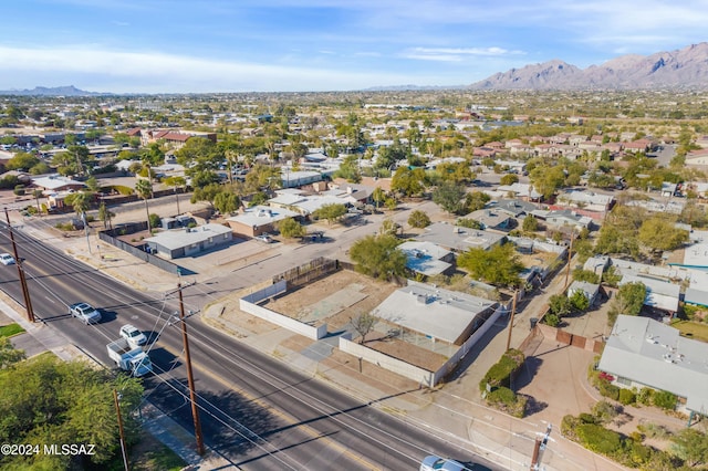 4029 E Fort Lowell Rd, Tucson, AZ 85712 - aerial view of residential area featuring a mountain backdrop