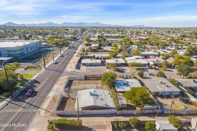 4029 E Fort Lowell Rd, Tucson, AZ 85712 - aerial view of residential area featuring a mountain backdrop