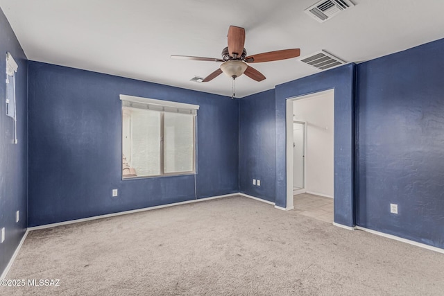 10560 E Forest Falls Ct, Tucson, AZ 85747 - carpeted empty room featuring ceiling fan and baseboards
