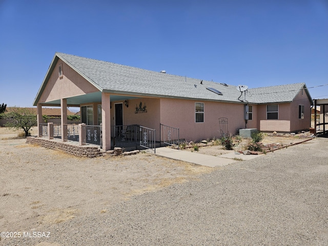 1760 W Airport Rd, Willcox, AZ 85643 - view of property exterior featuring cooling unit and covered porch
