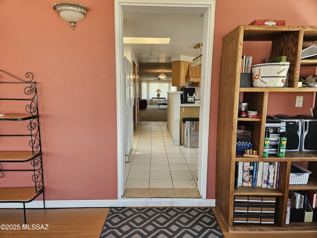 1760 W Airport Rd, Willcox, AZ 85643 - corridor with light tile patterned floors and baseboards