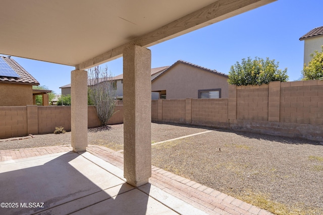 803 W Calle Muro Fuerte Dr, Sahuarita, AZ 85629 - view of patio / terrace with a fenced backyard