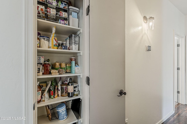 view of pantry