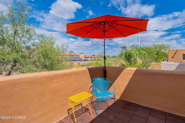4296 N Rillito Creek Pl, Tucson, AZ 85719 - view of balcony