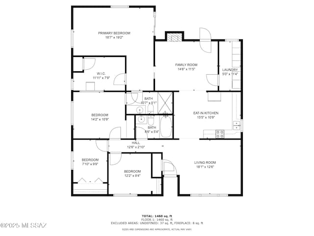 8360 E Mary Dr, Tucson, AZ 85730 - property floor plan