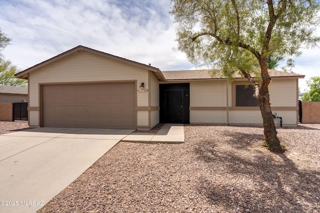 2769 W Firebrook Rd, Tucson, AZ 85741 - ranch-style house with a garage and concrete driveway