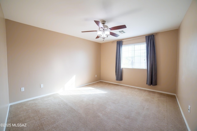 14333 S Camino Vallado, Sahuarita, AZ 85629 - carpeted empty room with a ceiling fan and baseboards