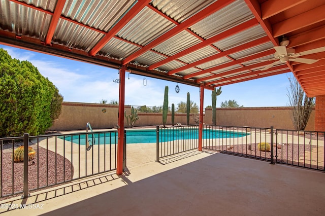 2831 W Puccini Pl, Tucson, AZ 85741 - view of pool with a fenced backyard and a patio