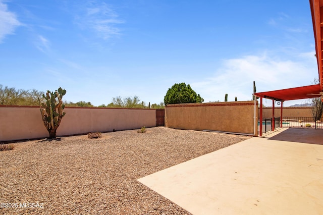 2831 W Puccini Pl, Tucson, AZ 85741 - view of yard with fence and a patio