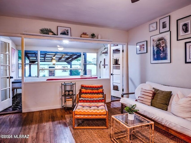 1700 N Winstel Blvd, Tucson, AZ 85716 - living area with wood-type flooring