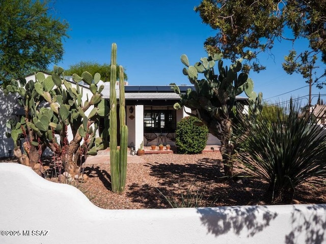 1700 N Winstel Blvd, Tucson, AZ 85716 - view of front facade with solar panels