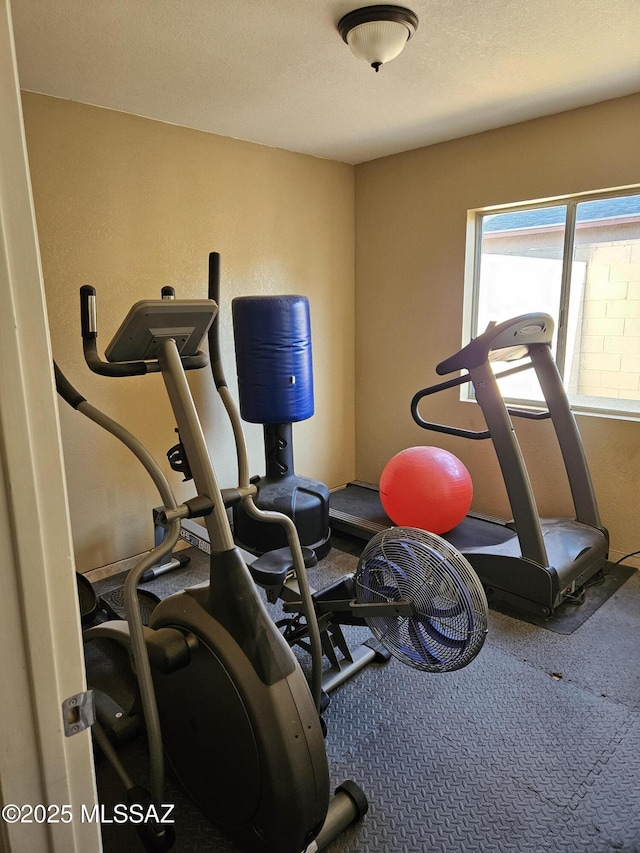 view of exercise room