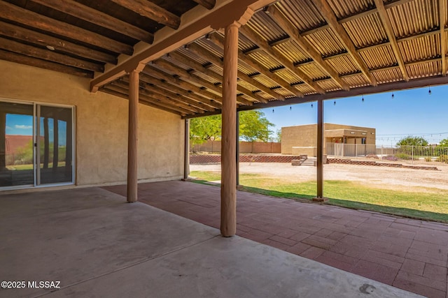 13940 E Hay Bale Trl, Vail, AZ 85641 - view of patio / terrace with fence