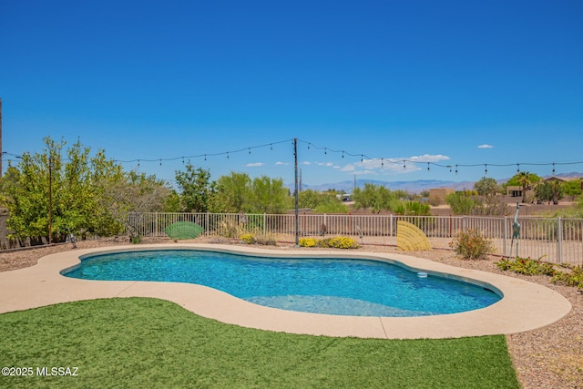 13940 E Hay Bale Trl, Vail, AZ 85641 - view of pool featuring a mountain view