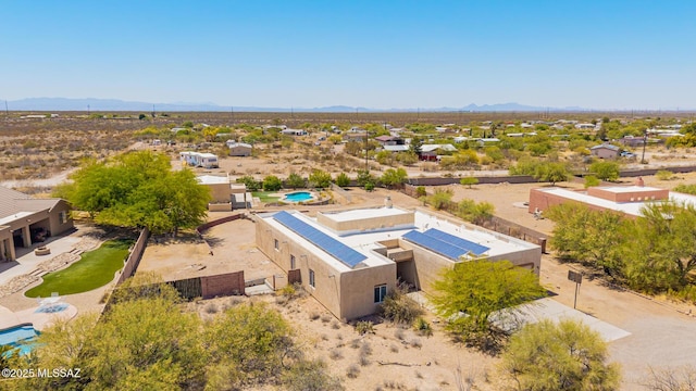 13940 E Hay Bale Trl, Vail, AZ 85641 - aerial view of property and surrounding area featuring mountains
