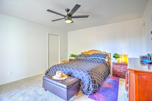 957 N Camino Las Solanas, Tucson, AZ 85710 - bedroom featuring carpet flooring and a ceiling fan
