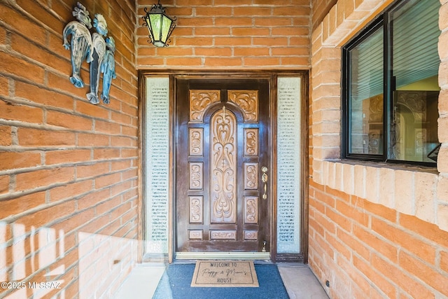 5800 N Placita Esplendora, Tucson, AZ 85718 - property entrance featuring brick siding