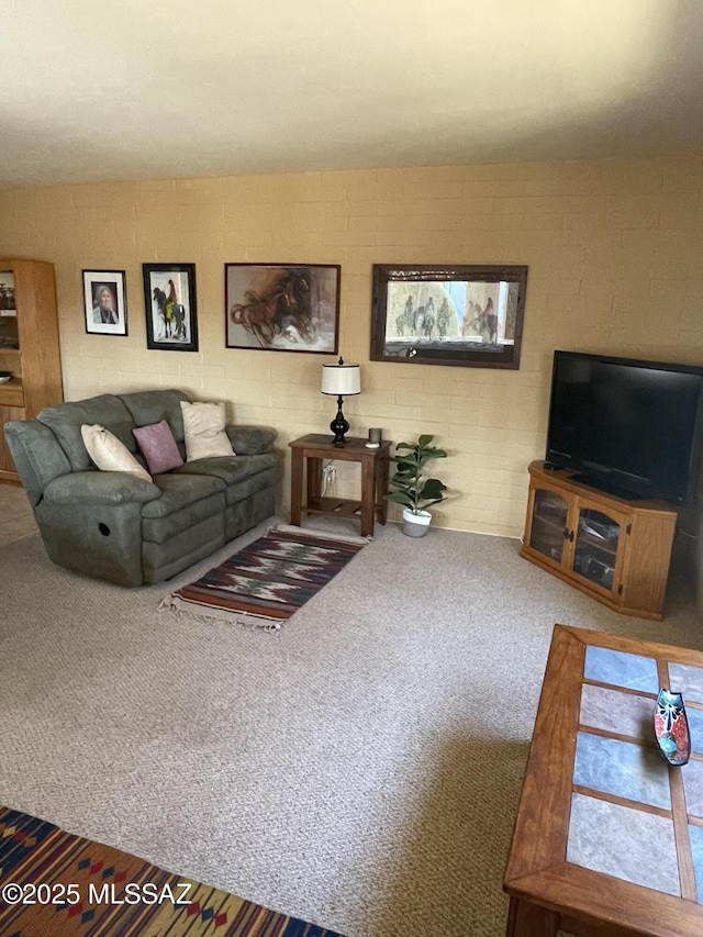 360 W Camino Del Sonador, Green Valley, AZ 85614 - living room featuring carpet flooring