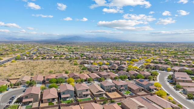 14233 E Hub Dr, Vail, AZ 85641 - aerial perspective of suburban area featuring mountains