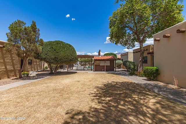 view of yard