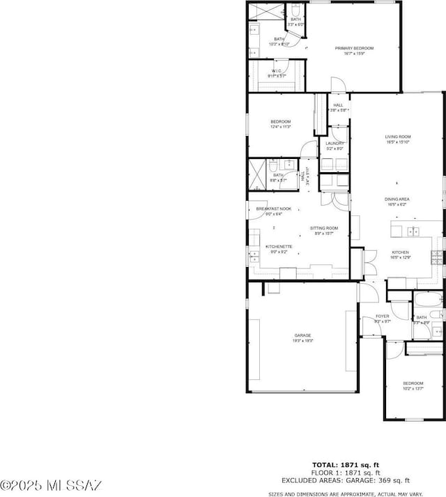 7988 S Bonanza Park Dr, Tucson, AZ 85747 - room layout