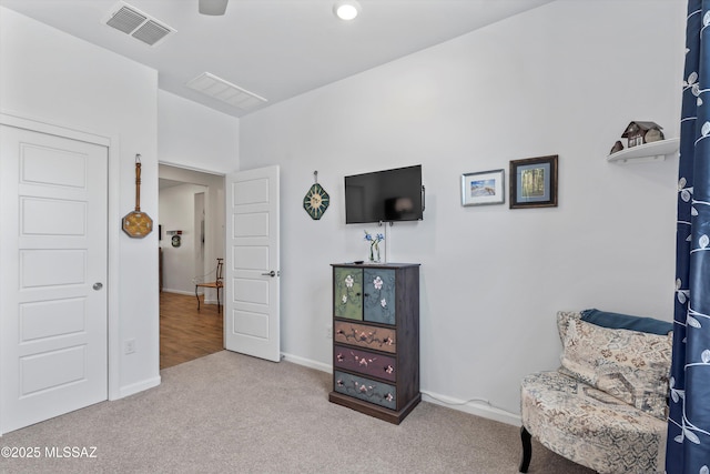 7138 W Ferntree Ln, Tucson, AZ 85757 - sitting room featuring carpet and baseboards