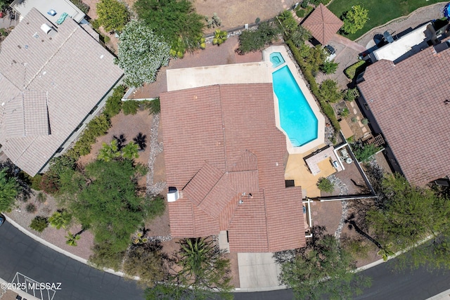 11300 N Scioto Ave, Oro Valley, AZ 85737 - bird's eye view of a pool area