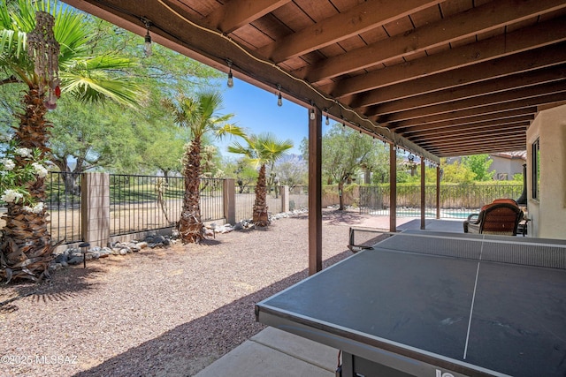 11300 N Scioto Ave, Oro Valley, AZ 85737 - fenced backyard featuring a patio