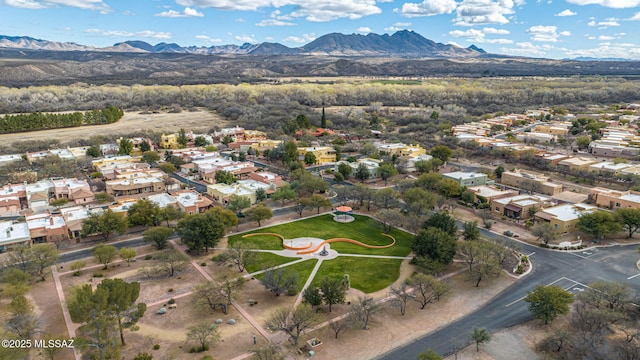 2125 Embarcadero Way, Tubac, AZ 85646 - aerial view of property's location with mountains and nearby suburban area
