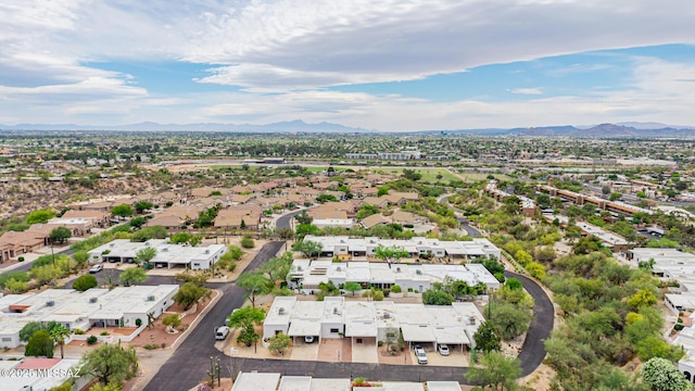 5050 N Crestridge Dr, Tucson, AZ 85718 - aerial view of residential area featuring mountains