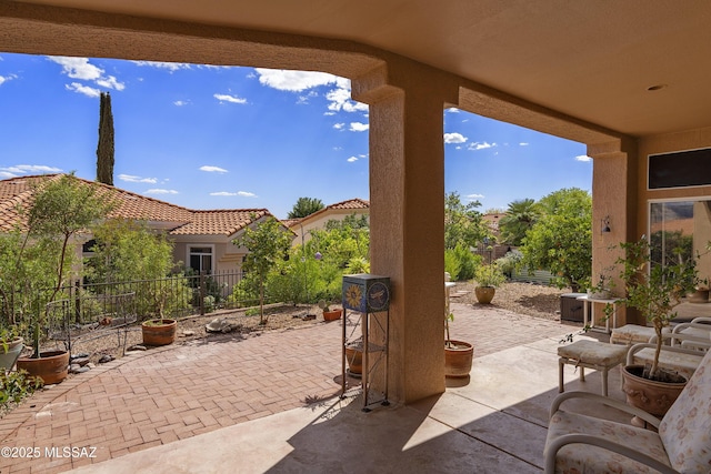 2246 E Amaranth St, Oro Valley, AZ 85755 - view of patio / terrace featuring fence