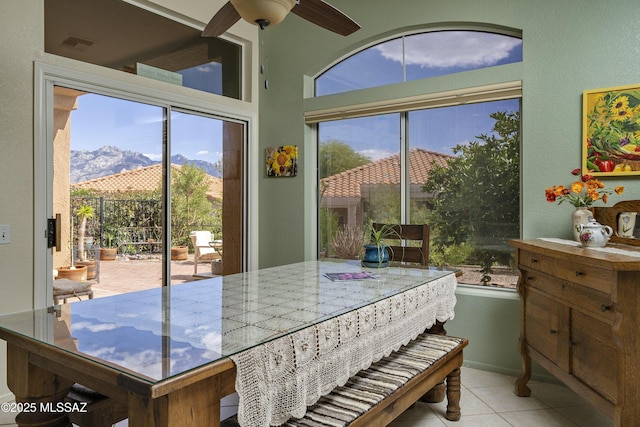 2246 E Amaranth St, Oro Valley, AZ 85755 - sunroom / solarium featuring healthy amount of natural light and a mountain view