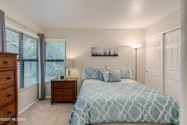 5855 N Kolb Rd Unit 1102, Tucson, AZ 85750 - bedroom with carpet floors, a closet, and baseboards