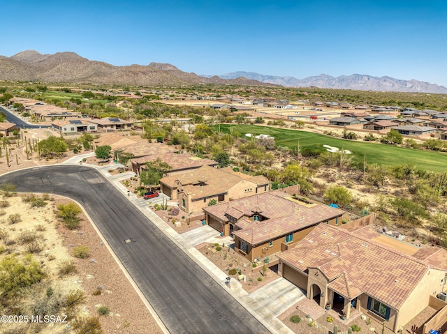 6719 W Kaibab Trl, Marana, AZ 85658 - aerial view of residential area featuring a mountainous background