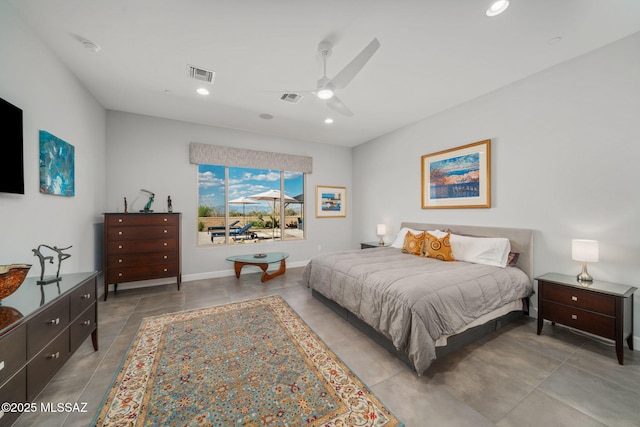 10465 E Ocotillo Rim Trl, Vail, AZ 85641 - bedroom with ceiling fan and recessed lighting