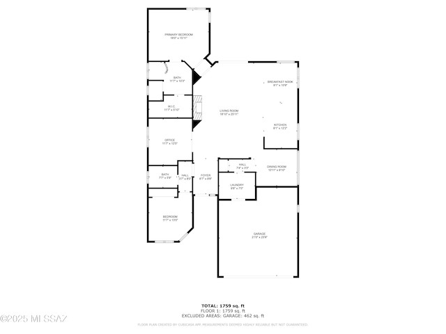 2337 S Via Vespucci, Green Valley, AZ 85614 - floor plan / room layout