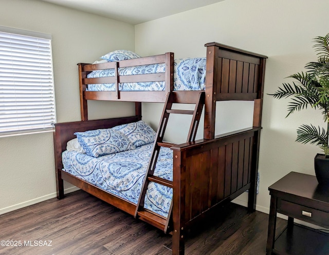 2866 W Medallion Dr, Tucson, AZ 85741 - bedroom featuring wood finished floors and baseboards