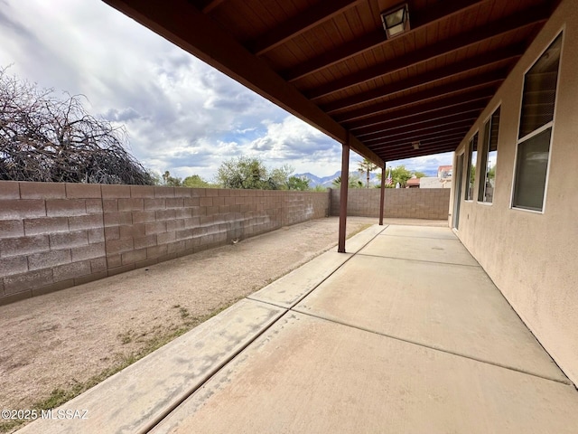 1989 N Camino Agrios, Tucson, AZ 85715 - view of patio / terrace featuring a fenced backyard