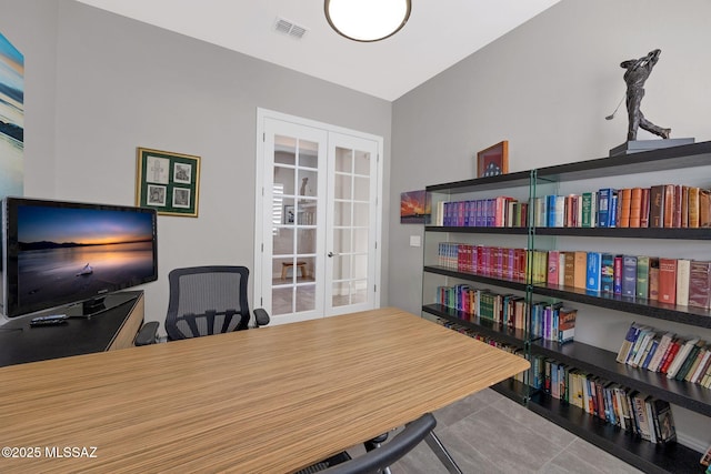 66450 E Sundance Pl, Saddlebrooke, AZ 85739 - office area with french doors
