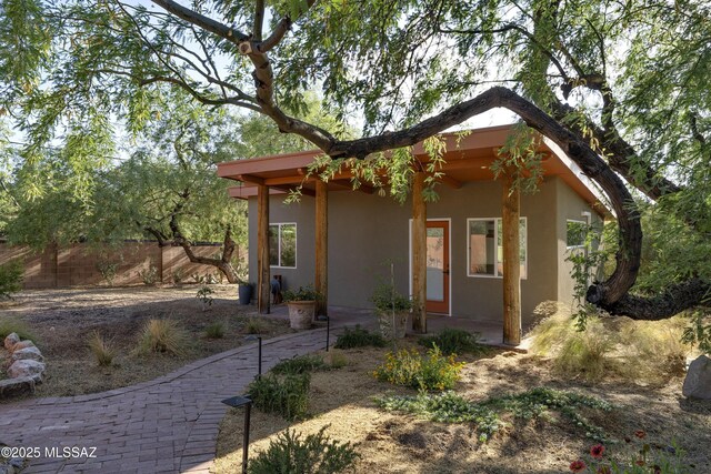 6714 E Topke St, Tucson, AZ 85715 - back of house with stucco siding