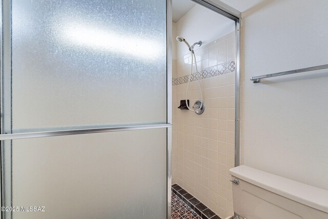 3531 W Goret Rd, Tucson, AZ 85745 - bathroom featuring a shower stall and toilet