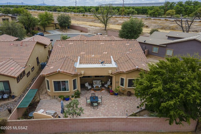825 E Gunsight Mountain Pl, Sahuarita, AZ 85629 - drone / aerial view of a mountainous background