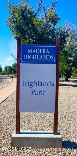 825 E Gunsight Mountain Pl, Sahuarita, AZ 85629 - view of community sign