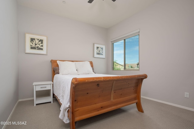 12493 N Blondin Dr, Marana, AZ 85653 - carpeted bedroom featuring baseboards and ceiling fan