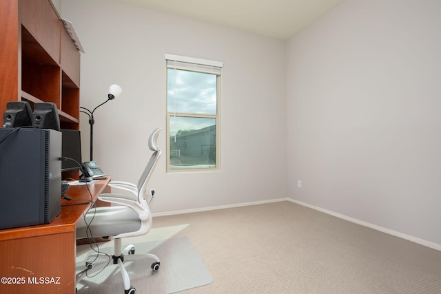 12493 N Blondin Dr, Marana, AZ 85653 - office featuring carpet floors and baseboards