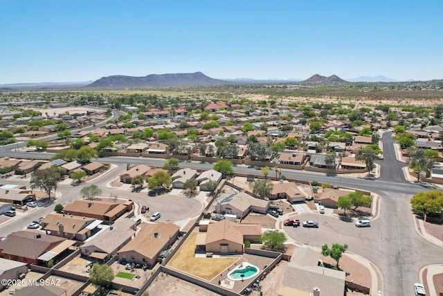 1861 W Sauvignon Dr, Tucson, AZ 85746 - aerial perspective of suburban area featuring a mountain backdrop