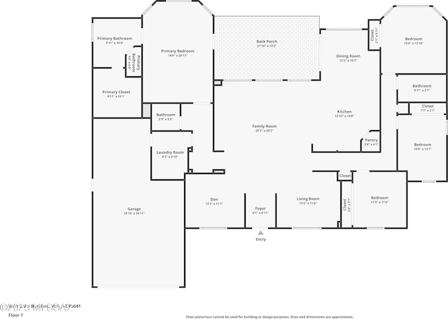 9451 S Via Bandera, Vail, AZ 85641 - property floor plan