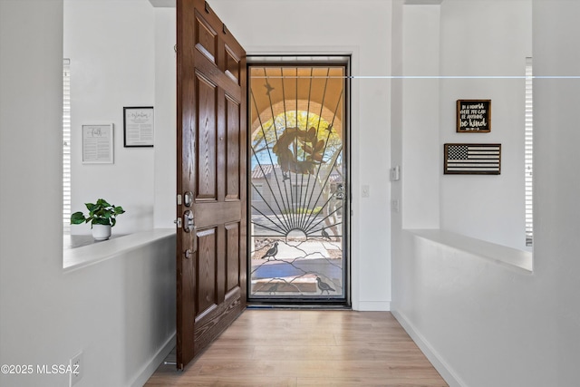 9451 S Via Bandera, Vail, AZ 85641 - entrance foyer with baseboards and light wood-type flooring