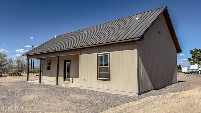 352 W Lee Trl, Safford, AZ 85546 - rear view of property featuring metal roof